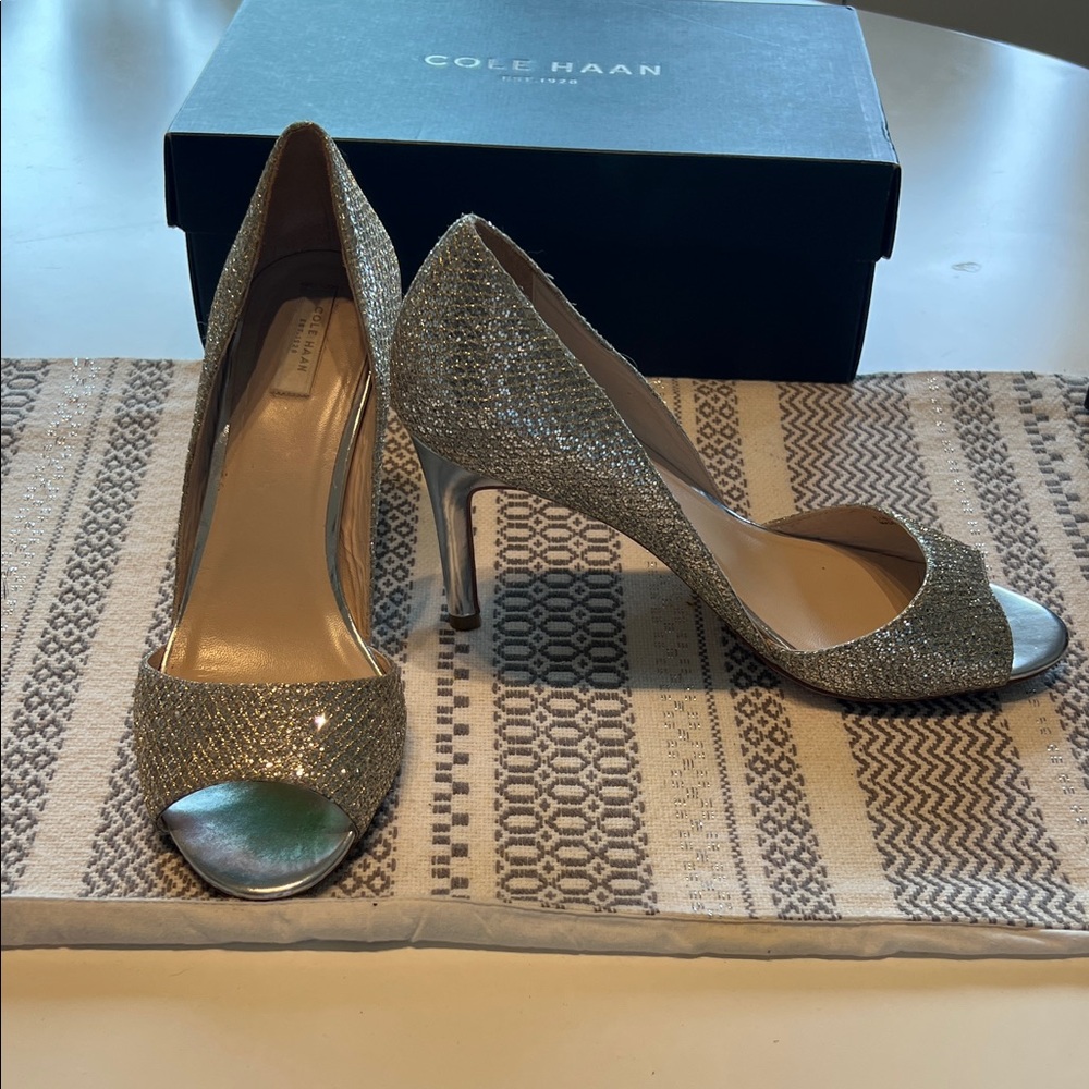 Cole Haan Women's Sparkling Metallic Heels